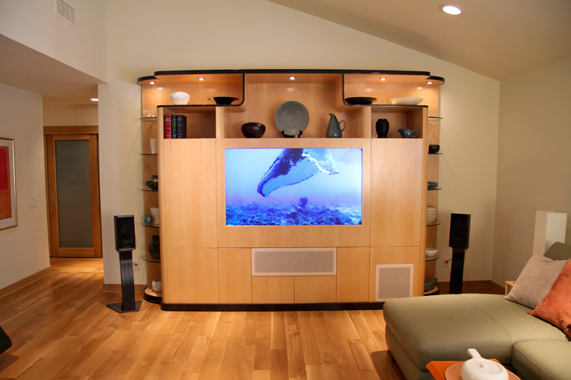 Custom Home Theater Cabinetry and Entertainment Cabinets from Doopoco ...