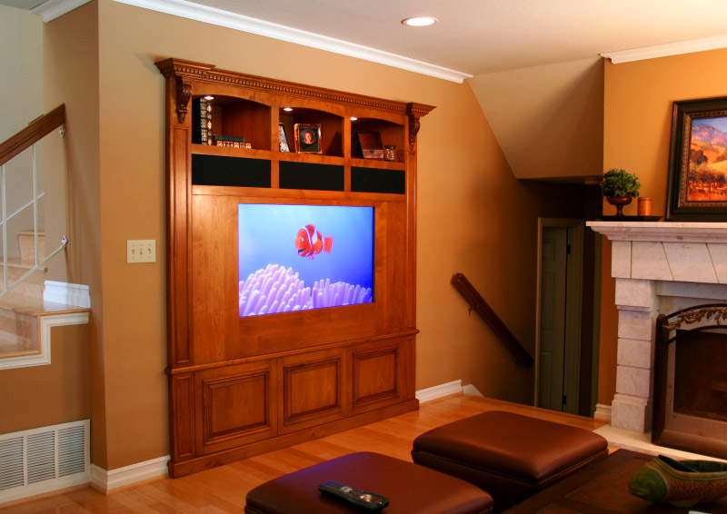 Custom Home Theater Cabinetry and Entertainment Cabinets from Doopoco ...