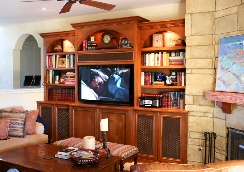 Custom Home Theater Cabinetry and Entertainment Cabinets from Doopoco ...