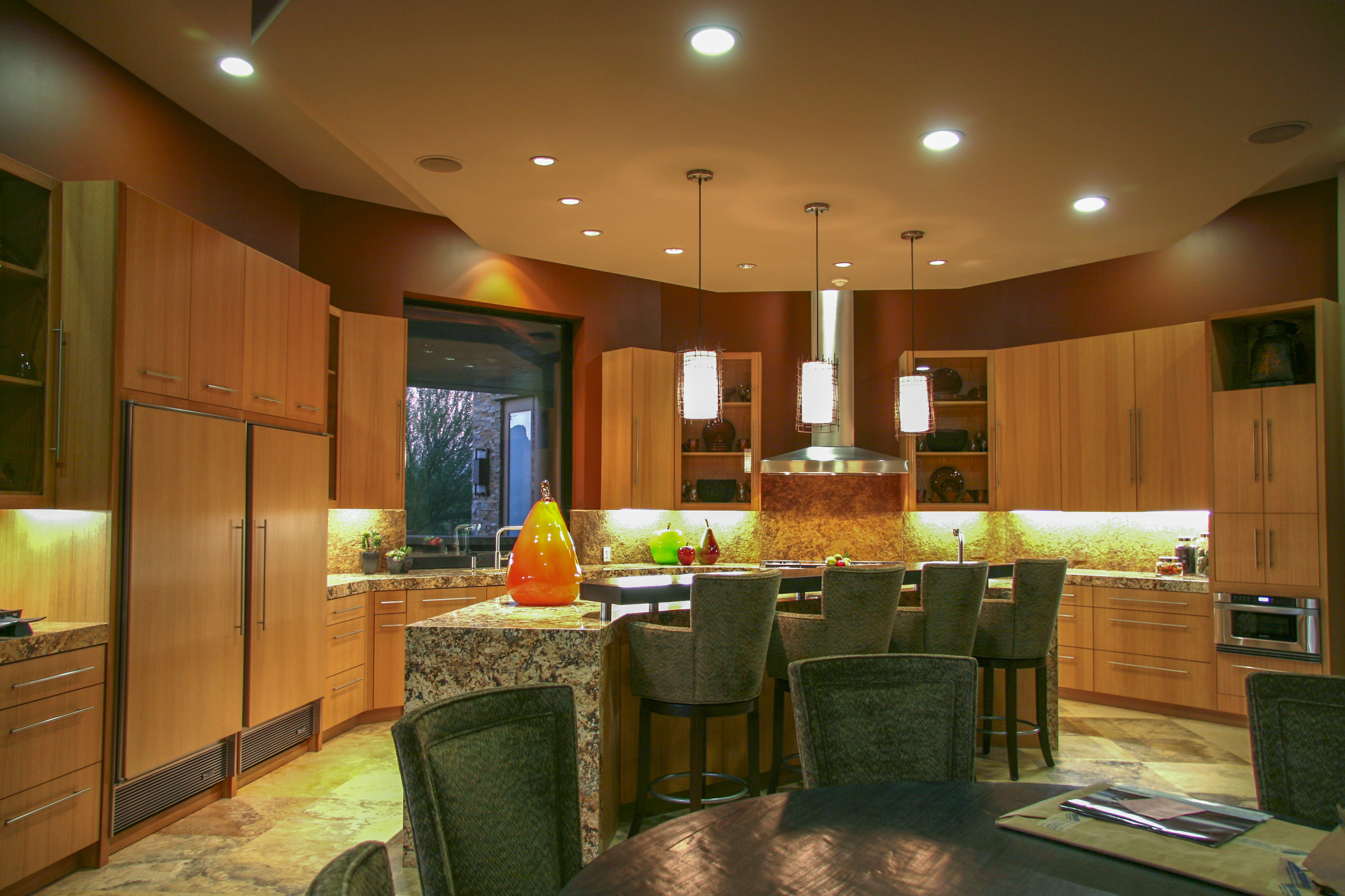 Palm Desert Contemporary Designed Residence in Rift Oak